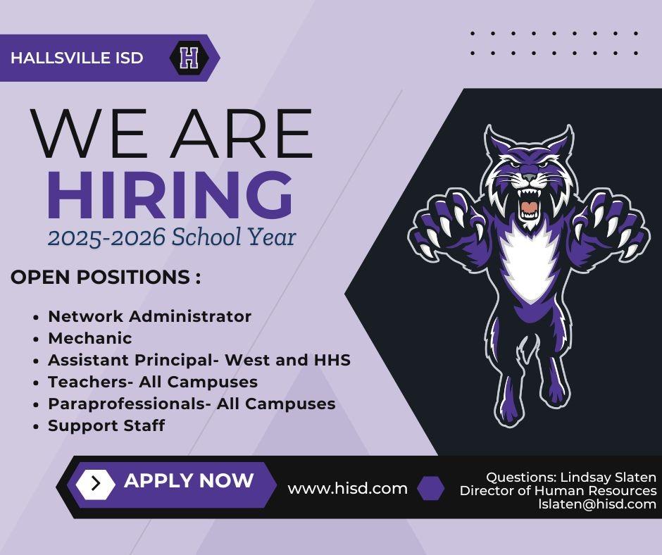 We Are Hiring